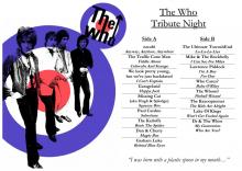 The Who, Tribute Night, Rising Sun Arts Centre